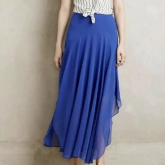 Anthropologie Dresses & Skirts - HD in Paris Lucia Maxi Skirt Asymmetrical Hem